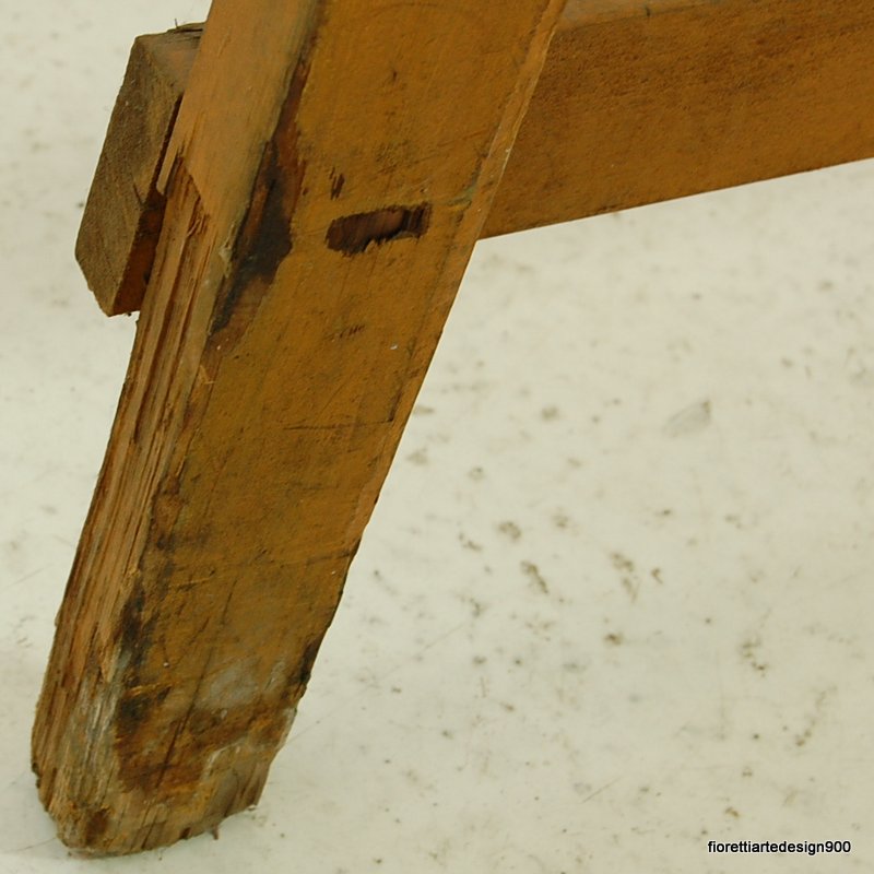Due scale in legno design industriale Wooden Ladder Shelf - Clicca l'immagine per chiudere