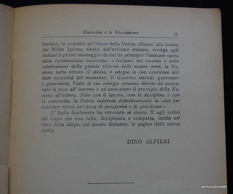 Guida della mostra della rivoluzione fascista - Dino Alfieri - 1933 - Clicca l'immagine per chiudere