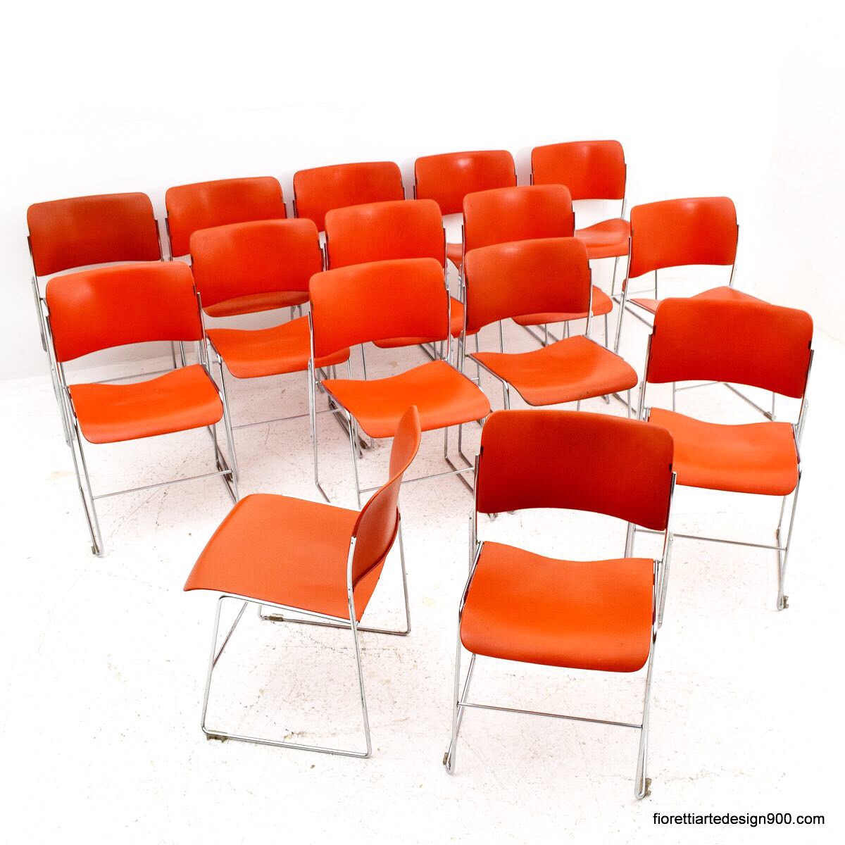 David Rowland sedie mod 40/4 Chair