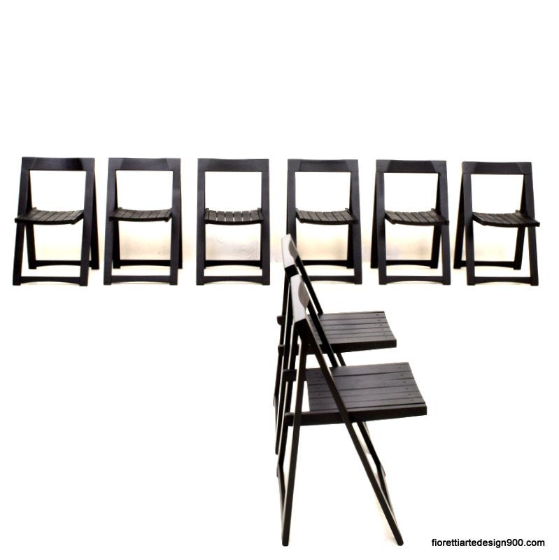 A.Jacober Bazzani n 8 sedie Trieste Folden Chair