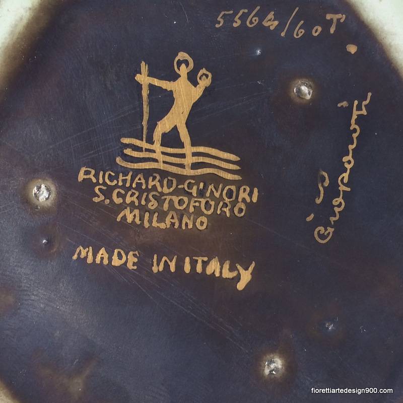 calamaio ceramica Gio Ponti per Richard Ginori Milano