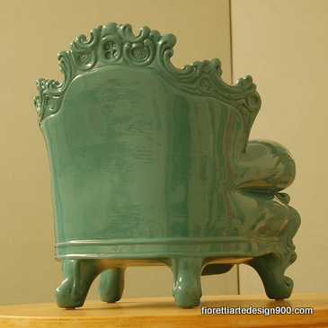 ceramica poltrona Proust design Mendini