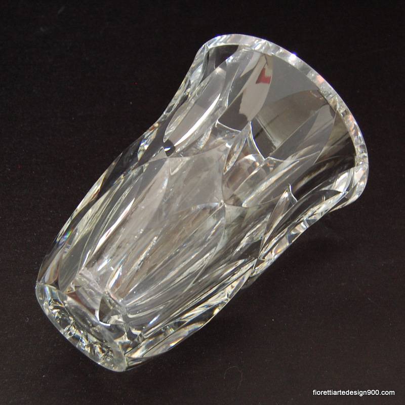 Vaso in cristallo molato St Louis France anni 50 - Clicca l'immagine per chiudere