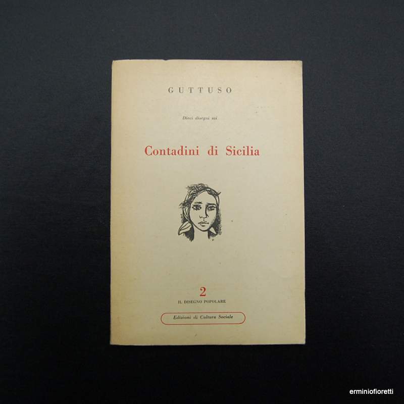 guttuso dieci disegni sui contadini di sicilia 1951